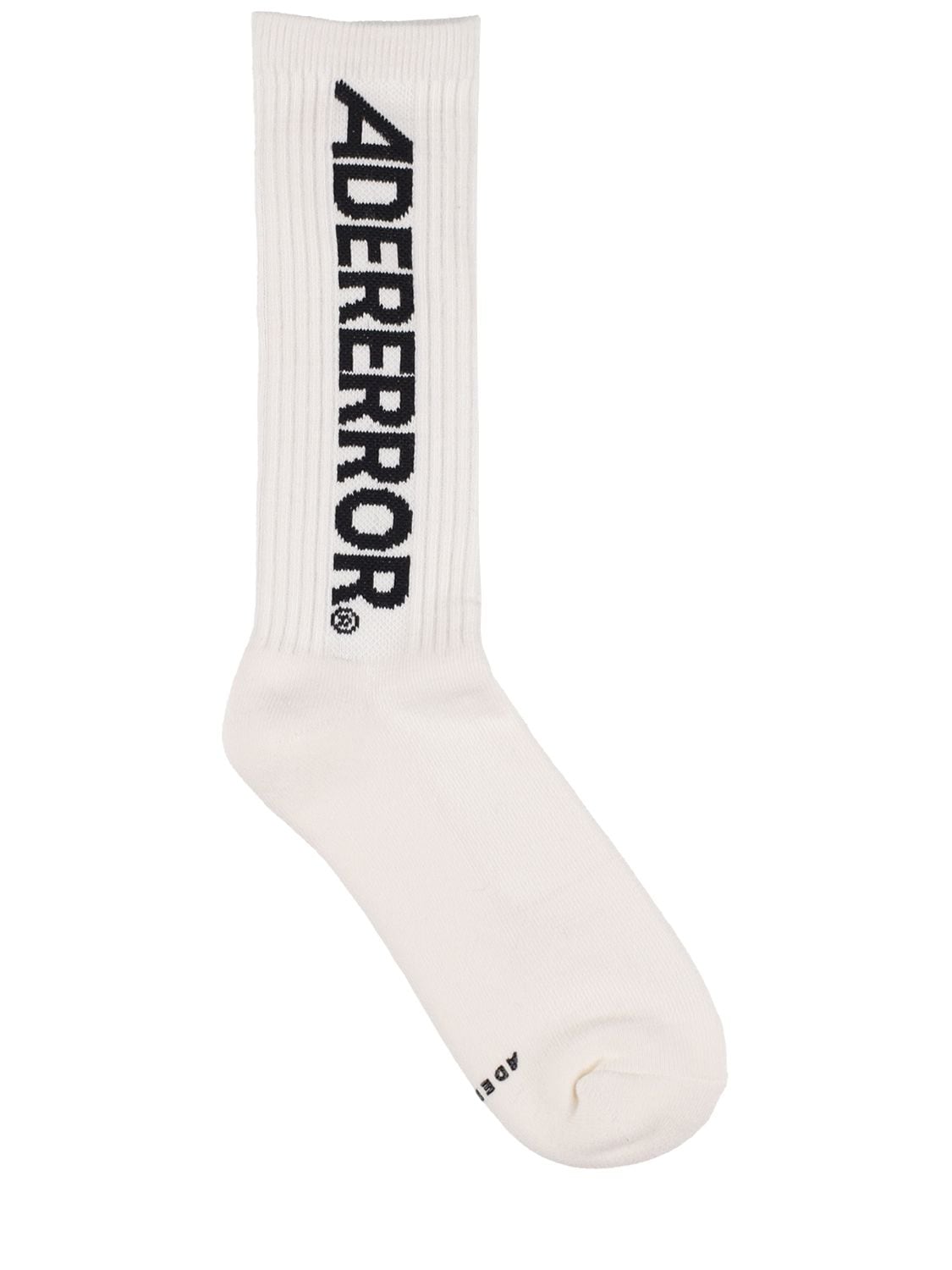 Logo Intarsia Cotton Blend Socks - ADER ERROR - Modalova