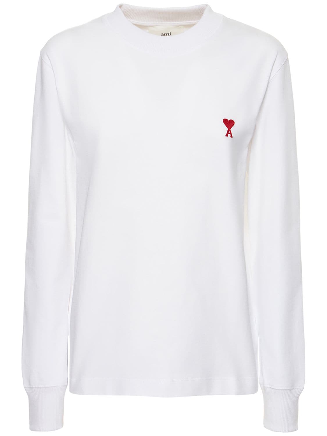 Mujer Camiseta De Algodón Orgánico Xs - AMI PARIS - Modalova