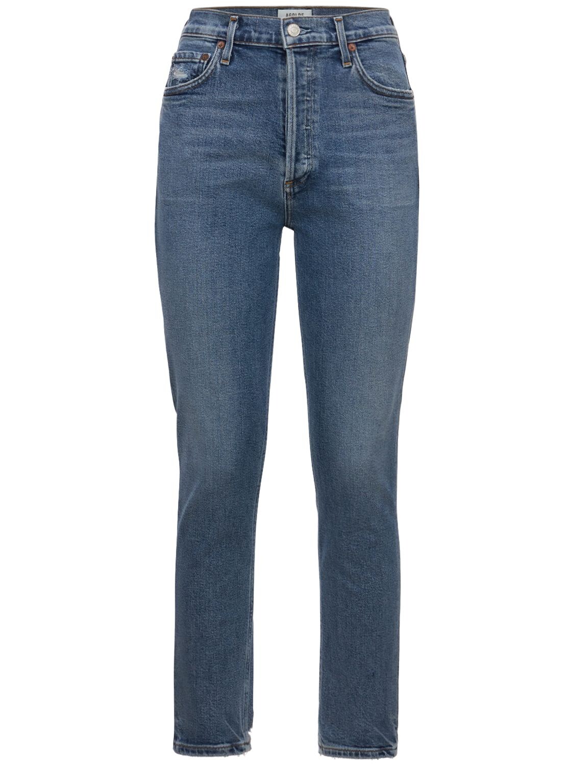 Mujer Jeans De Algodón Con Talle Alto 28 - AGOLDE - Modalova
