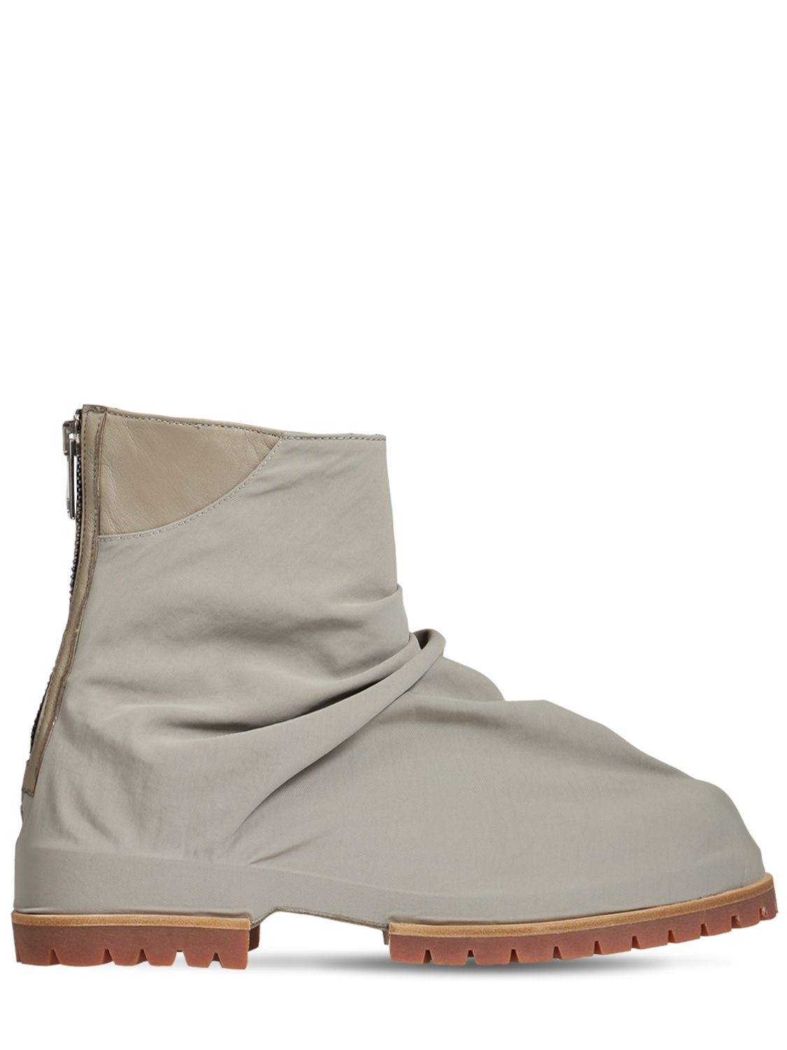 Marathon Lycra & Leather Zipped Boots - 424 - Modalova