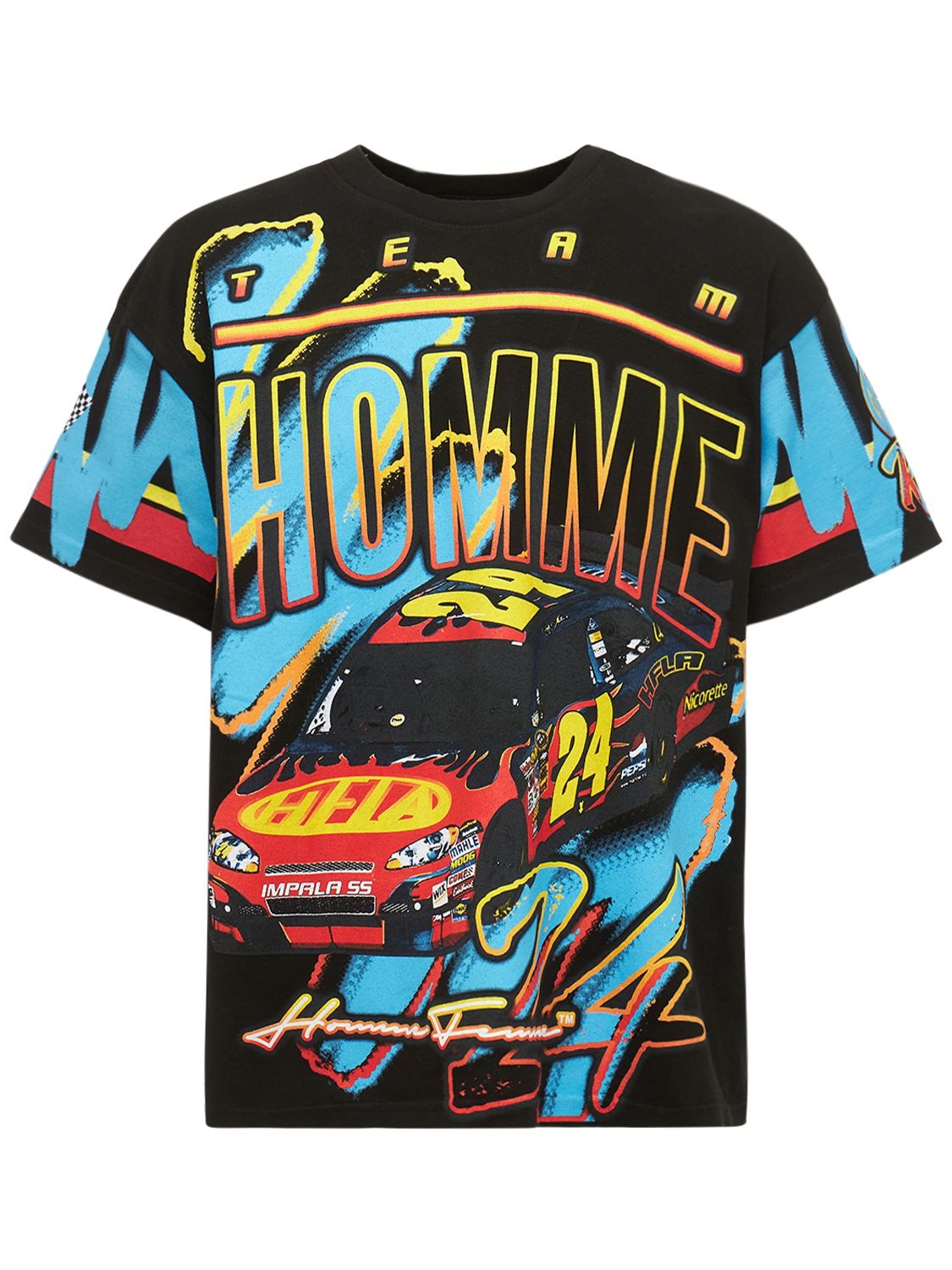 Hombre Camiseta Racing Team De Algodón Estampada M - HOMME + FEMME LA - Modalova