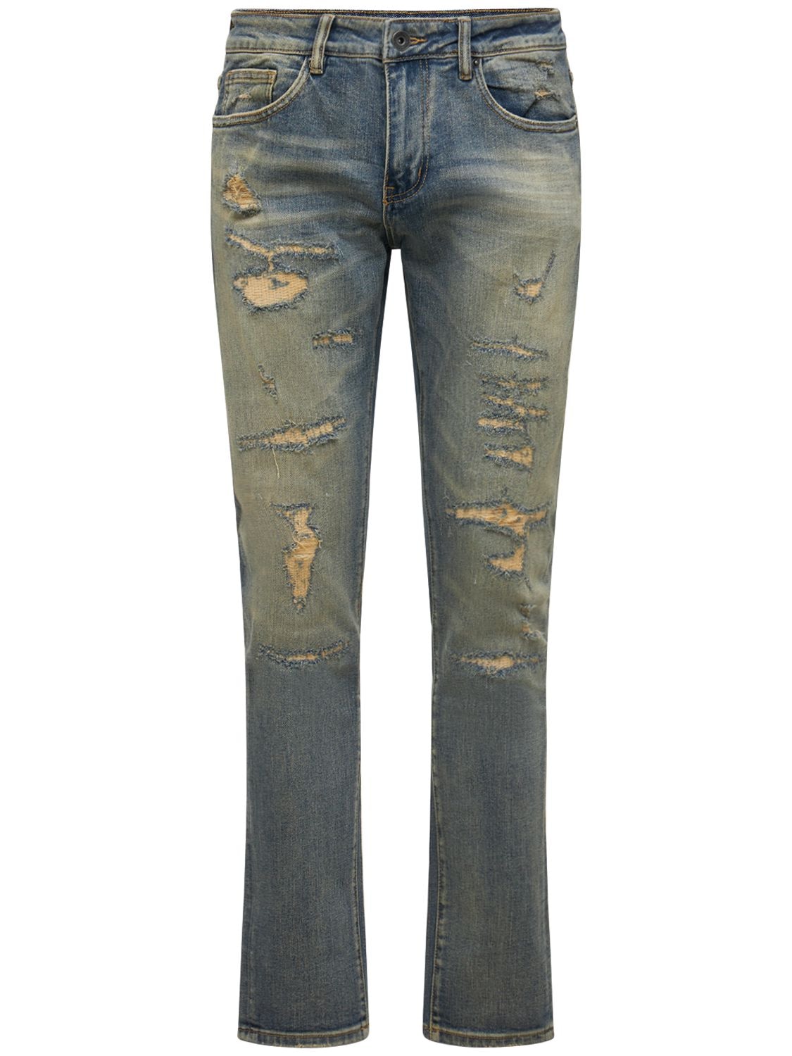 Atlantic Distressed Denim Jeans - CRYSP - Modalova