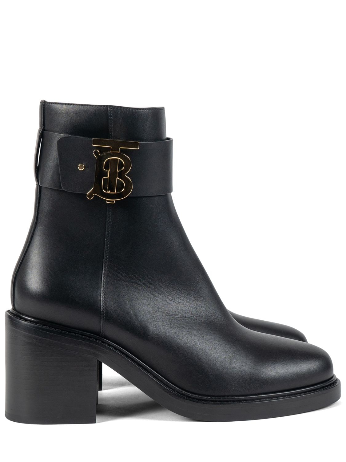 Mm Westella Leather Ankle Boots - BURBERRY - Modalova