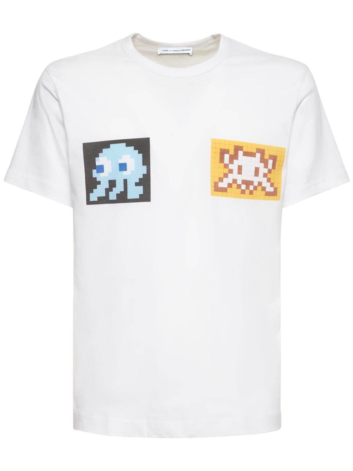Printed Cotton Jersey T-shirt - COMME DES GARÇONS SHIRT - Modalova