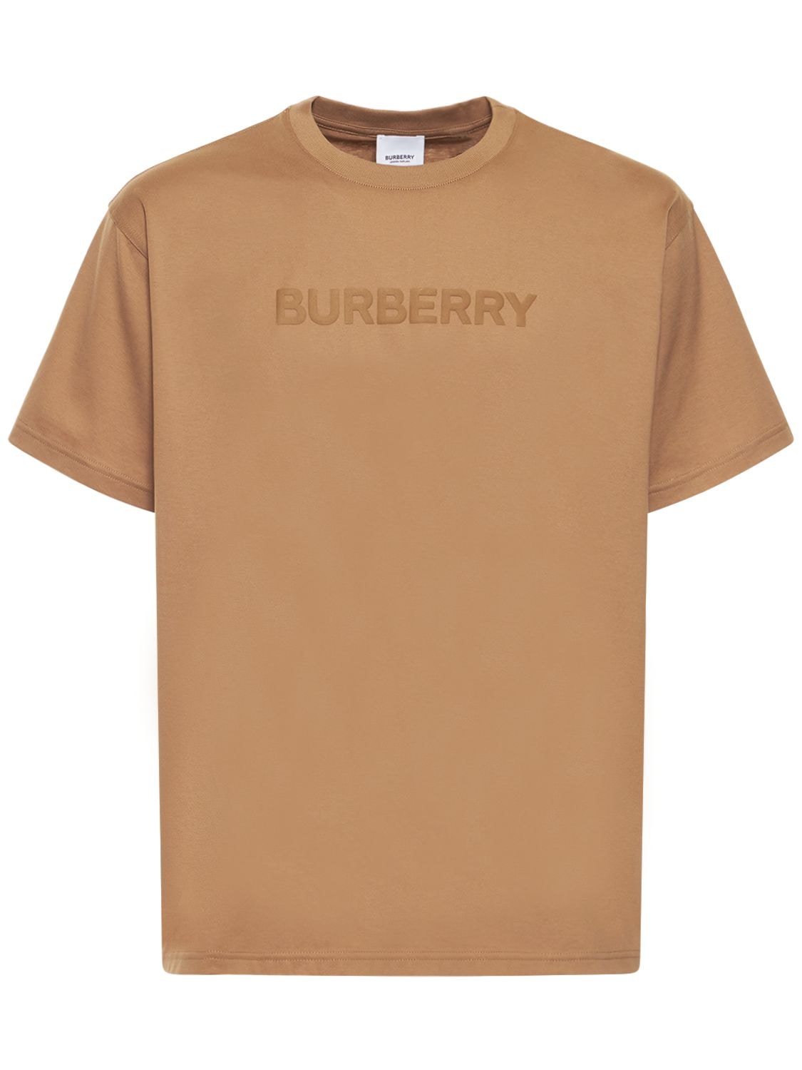 Harriston Logo Cotton Jersey T-shirt - BURBERRY - Modalova