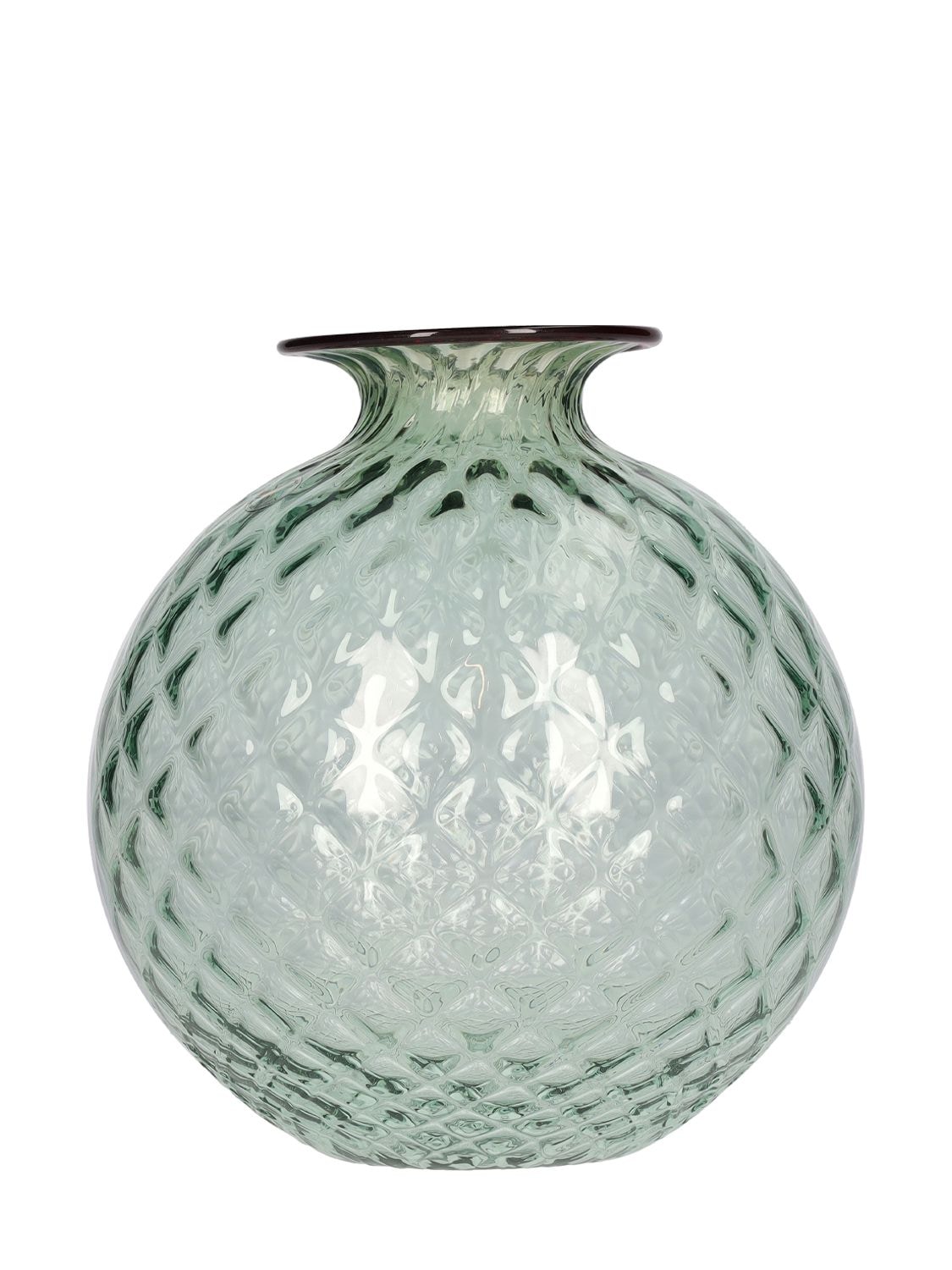 Vase „monofiori Balloton Verde Rio/rosso“ - VENINI - Modalova