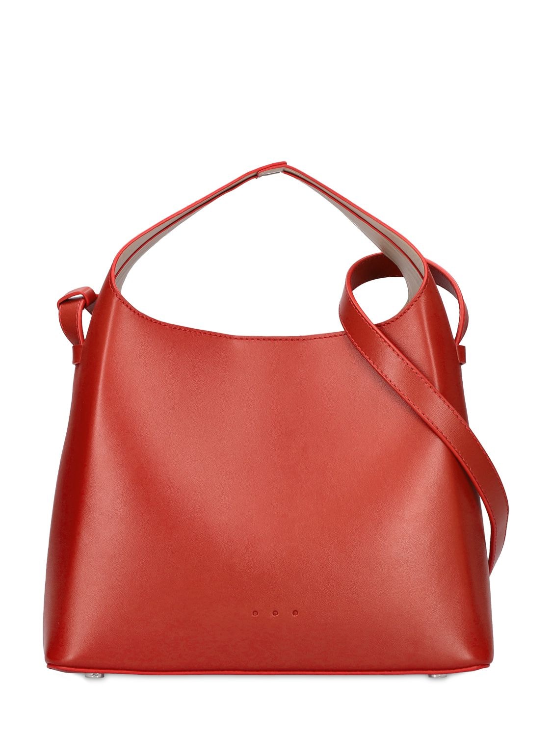 Mini Sac Leather Top Handle Bag - AESTHER EKME - Modalova
