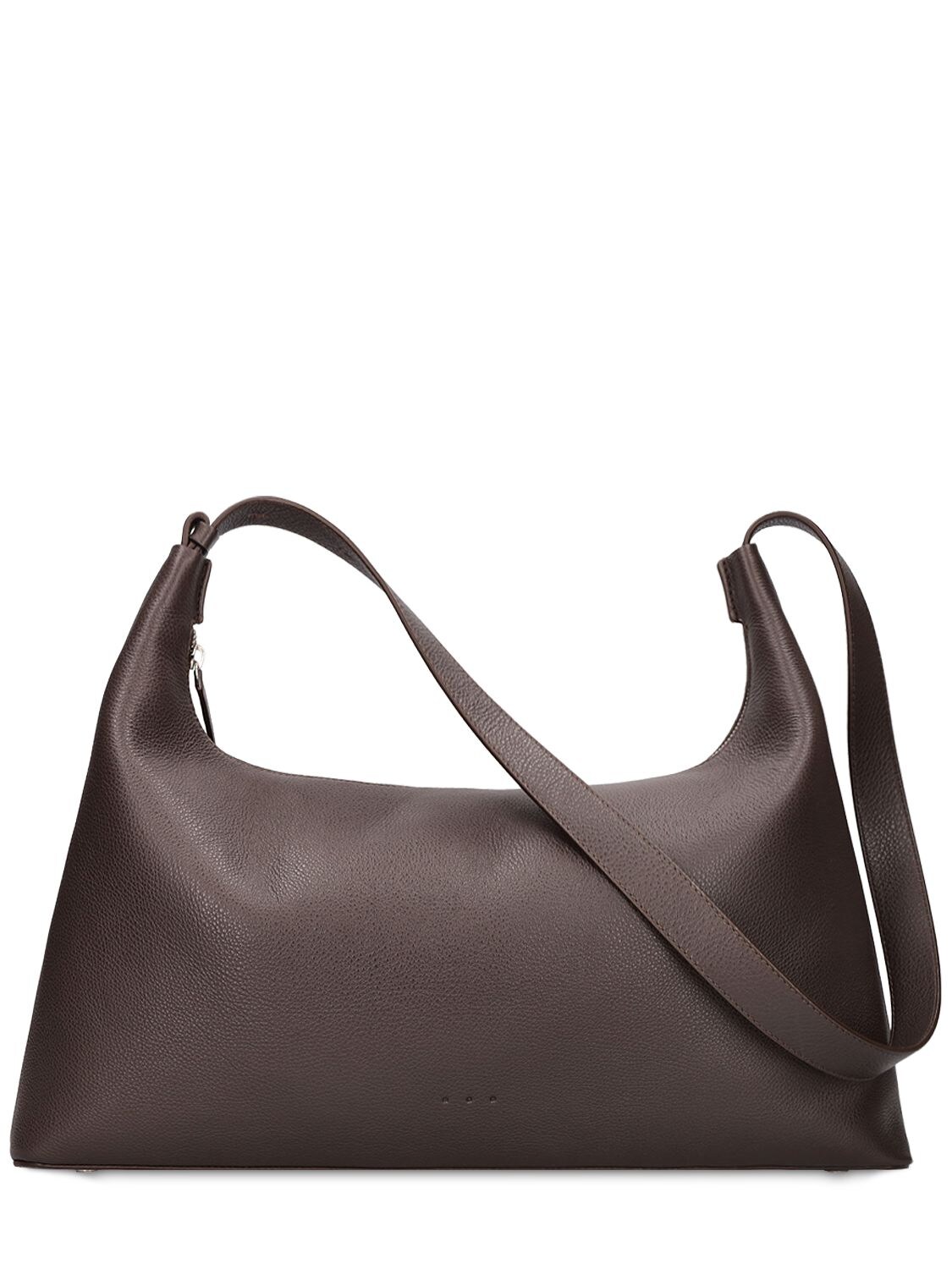 Duffle Grained Leather Shoulder Bag - AESTHER EKME - Modalova