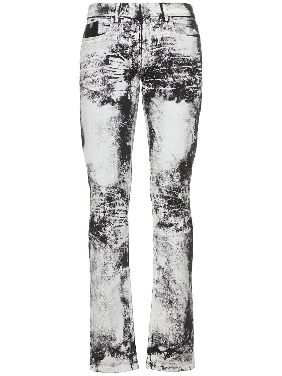 Bleached Slim Cotton Stretch Jeans - 1017 ALYX 9SM - Modalova