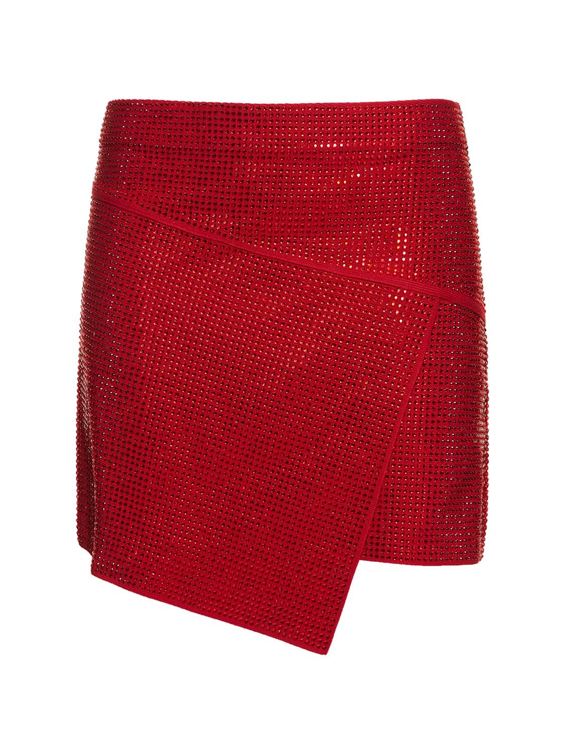 Embellished A Line Mini Skirt - ANDREADAMO - Modalova