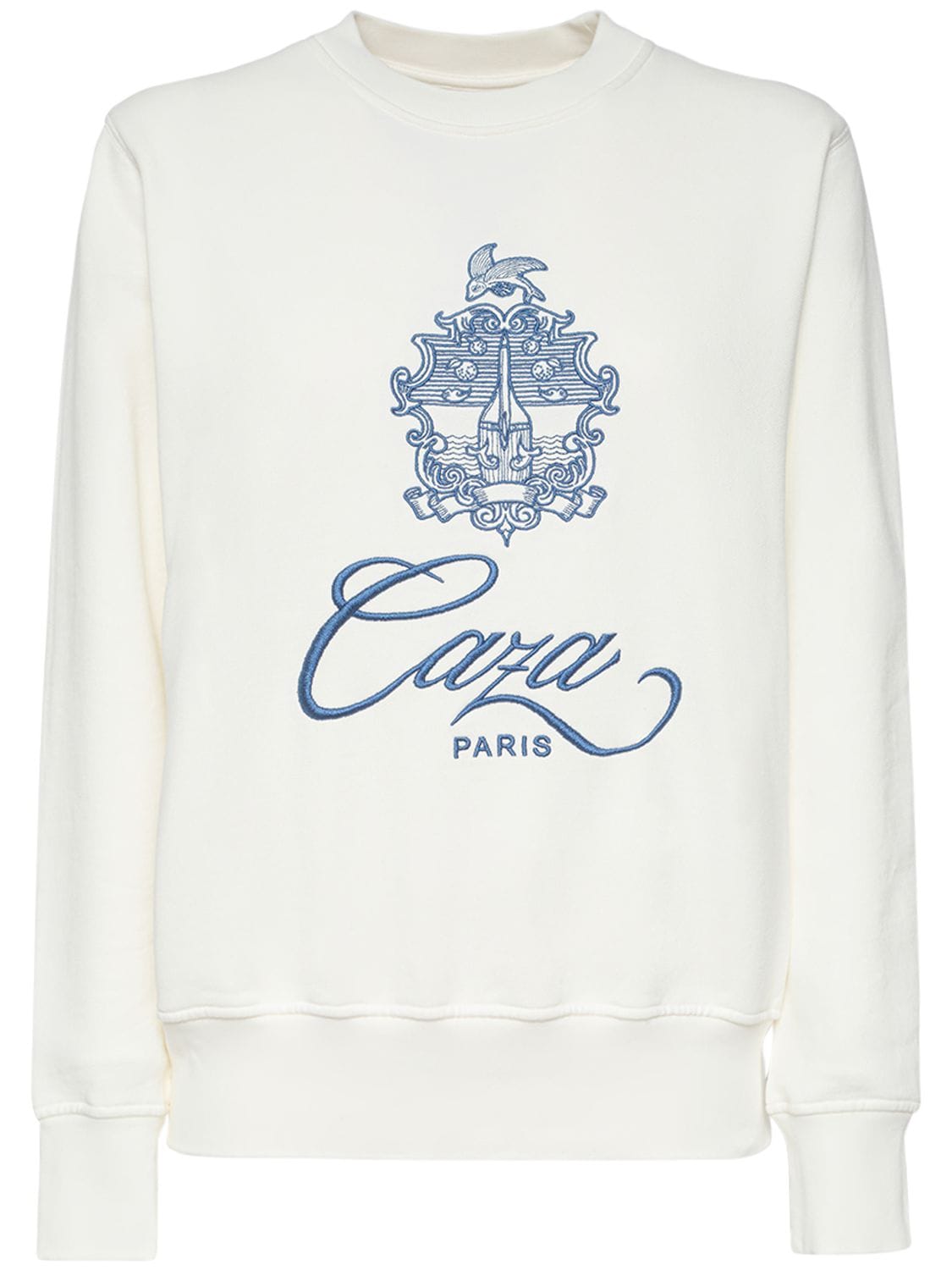 Caza Paris Embroidered Cotton Sweatshirt - CASABLANCA - Modalova