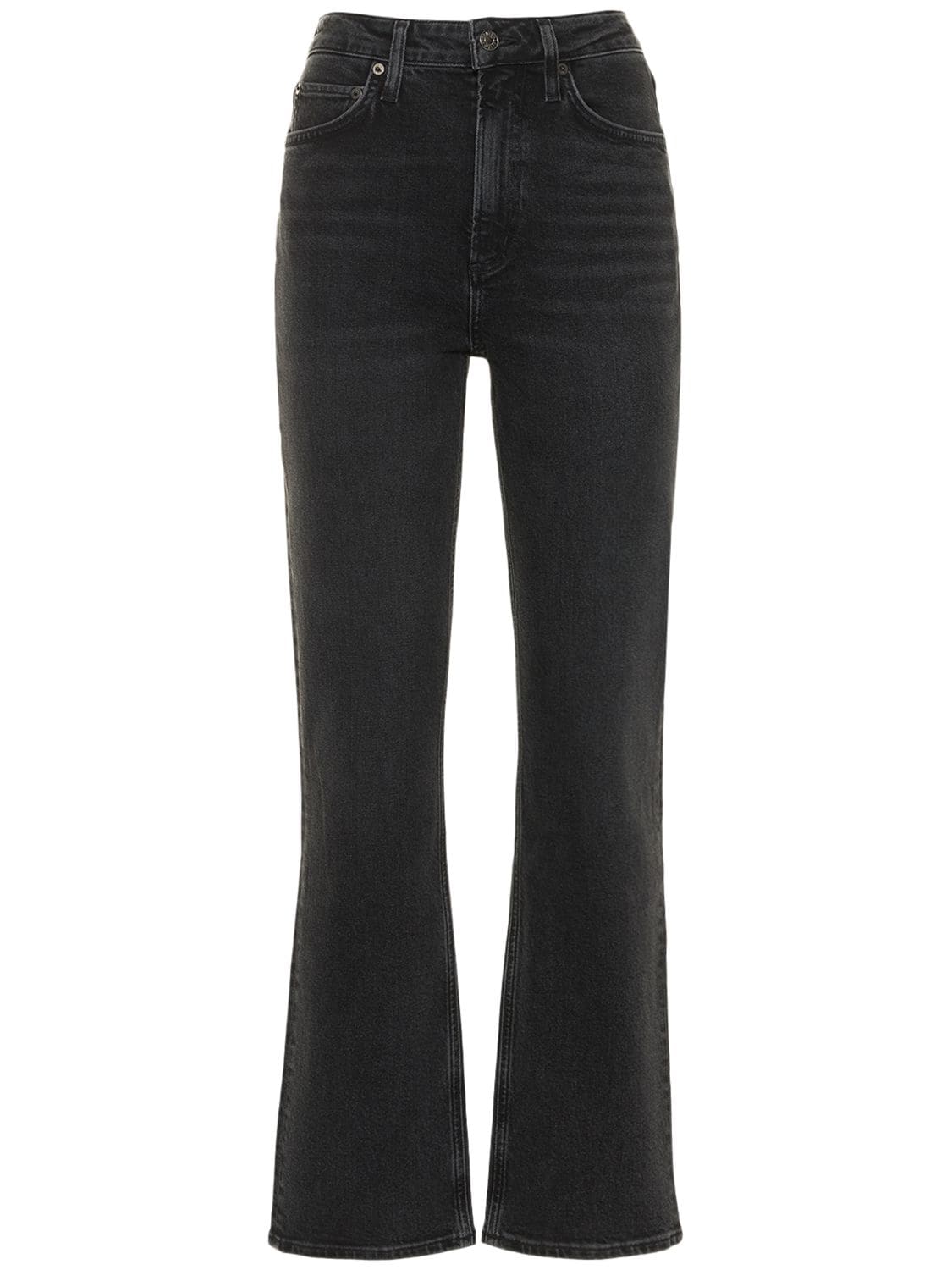 Mujer Jeans Slim De Algodón Con Cintura Alta 27 - AGOLDE - Modalova