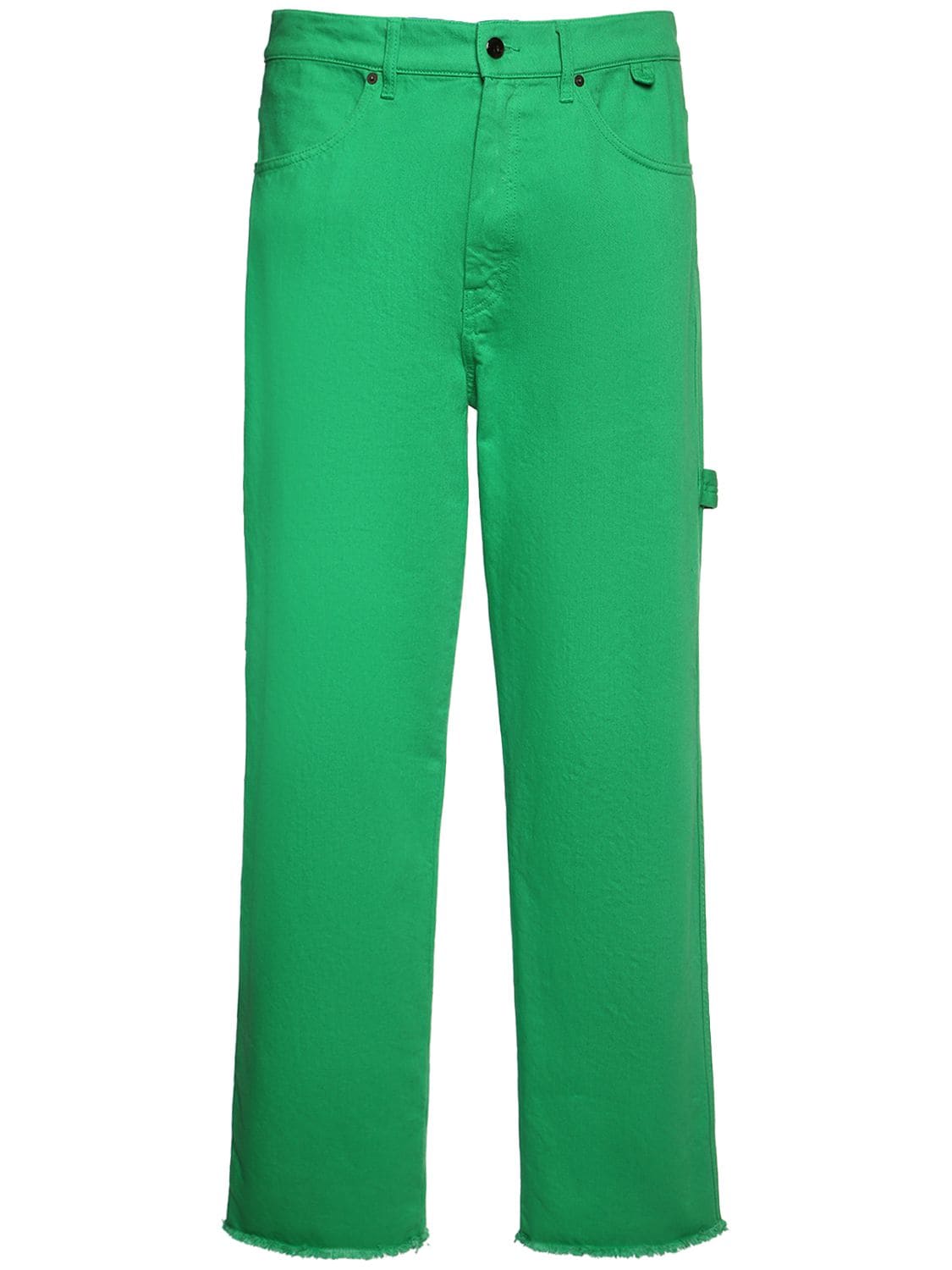 Hombre Pantalones John De Dril De Algodón Lavado Verde Ácido 48 - DARKPARK - Modalova