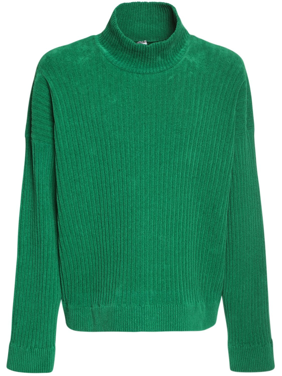 High Collar Cotton & Lycra Knit Sweater - BONSAI - Modalova
