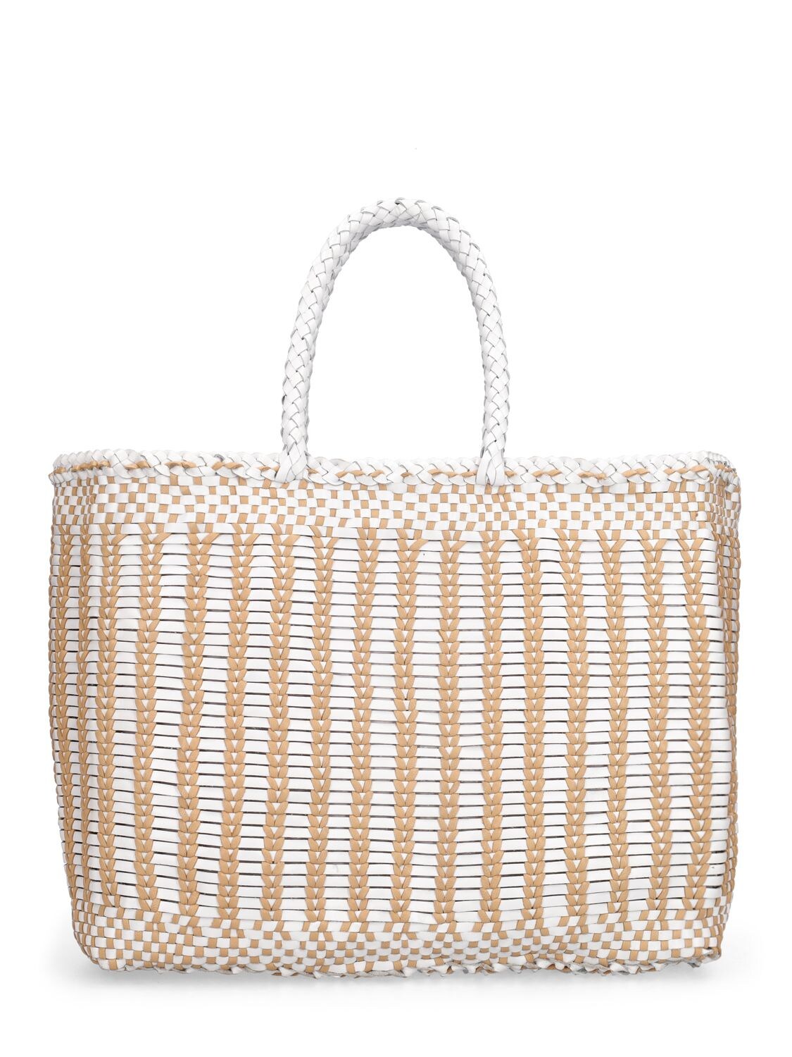 Big Bali Basket Leather Tote Bag - DRAGON DIFFUSION - Modalova