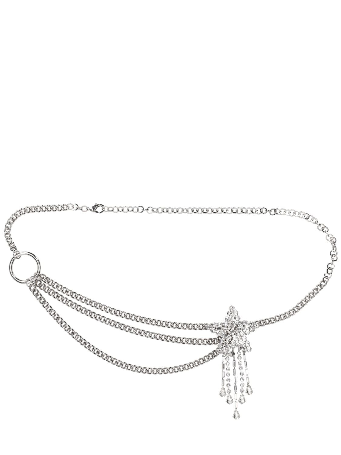 Chain Belt W/ Crystal Embellishment - ALESSANDRA RICH - Modalova