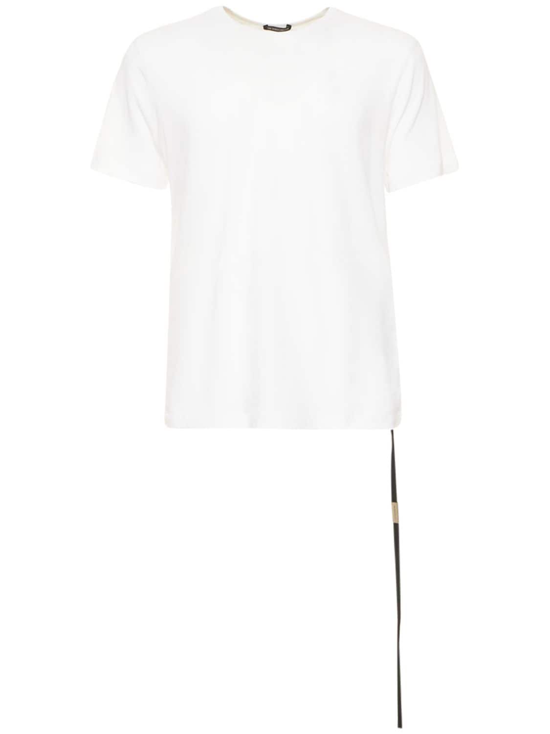 Stijn Printed Cotton Jersey T-shirt - ANN DEMEULEMEESTER - Modalova