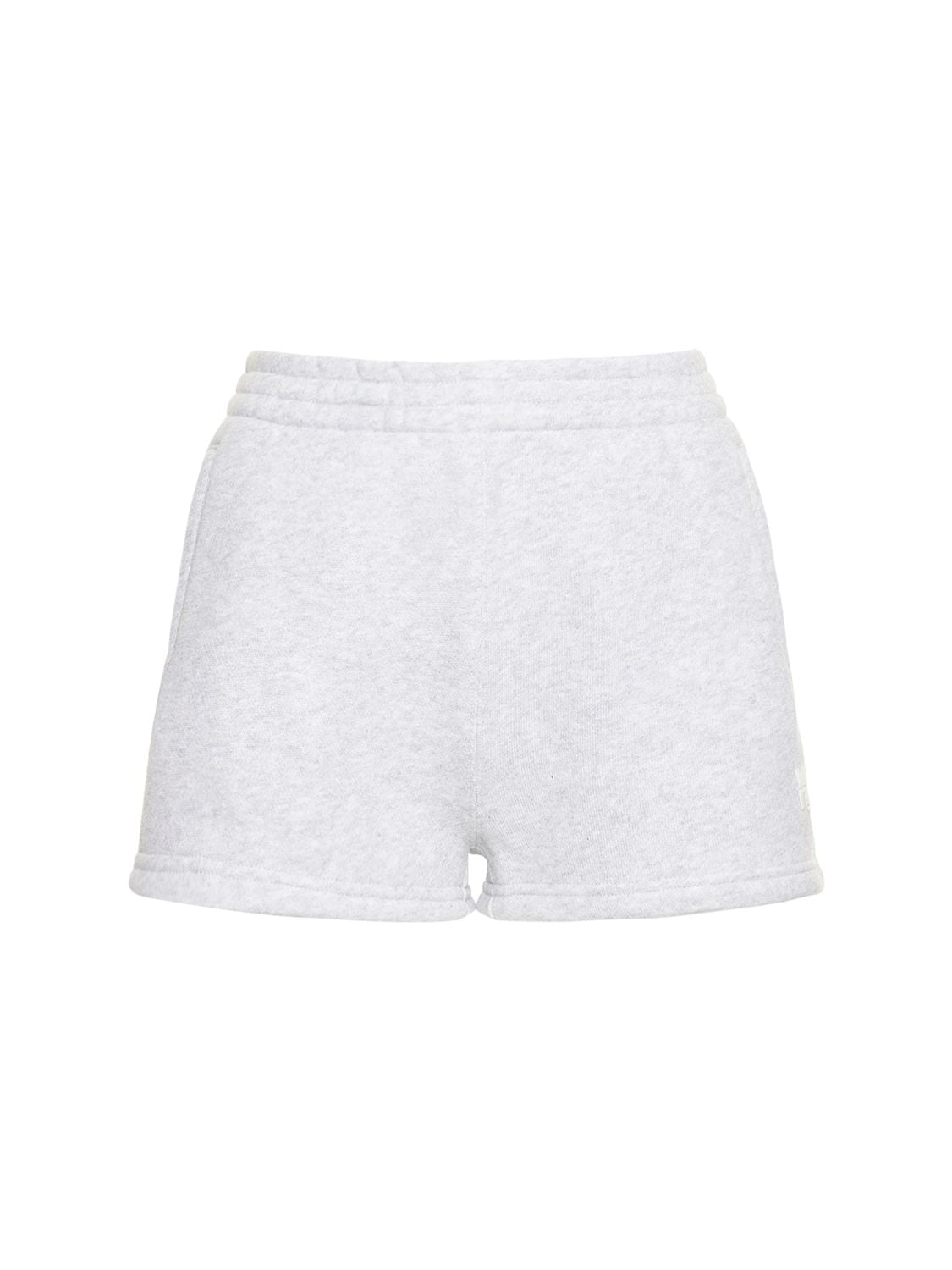 Mujer Shorts Essential De Jersey De Felpa De Algodón Xxs - ALEXANDER WANG - Modalova
