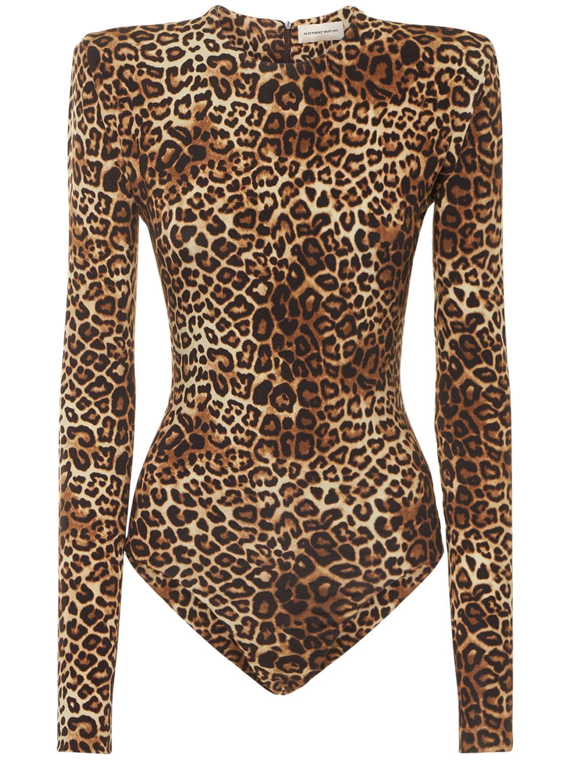 Printed Jersey Padded Bodysuit - ALEXANDRE VAUTHIER - Modalova