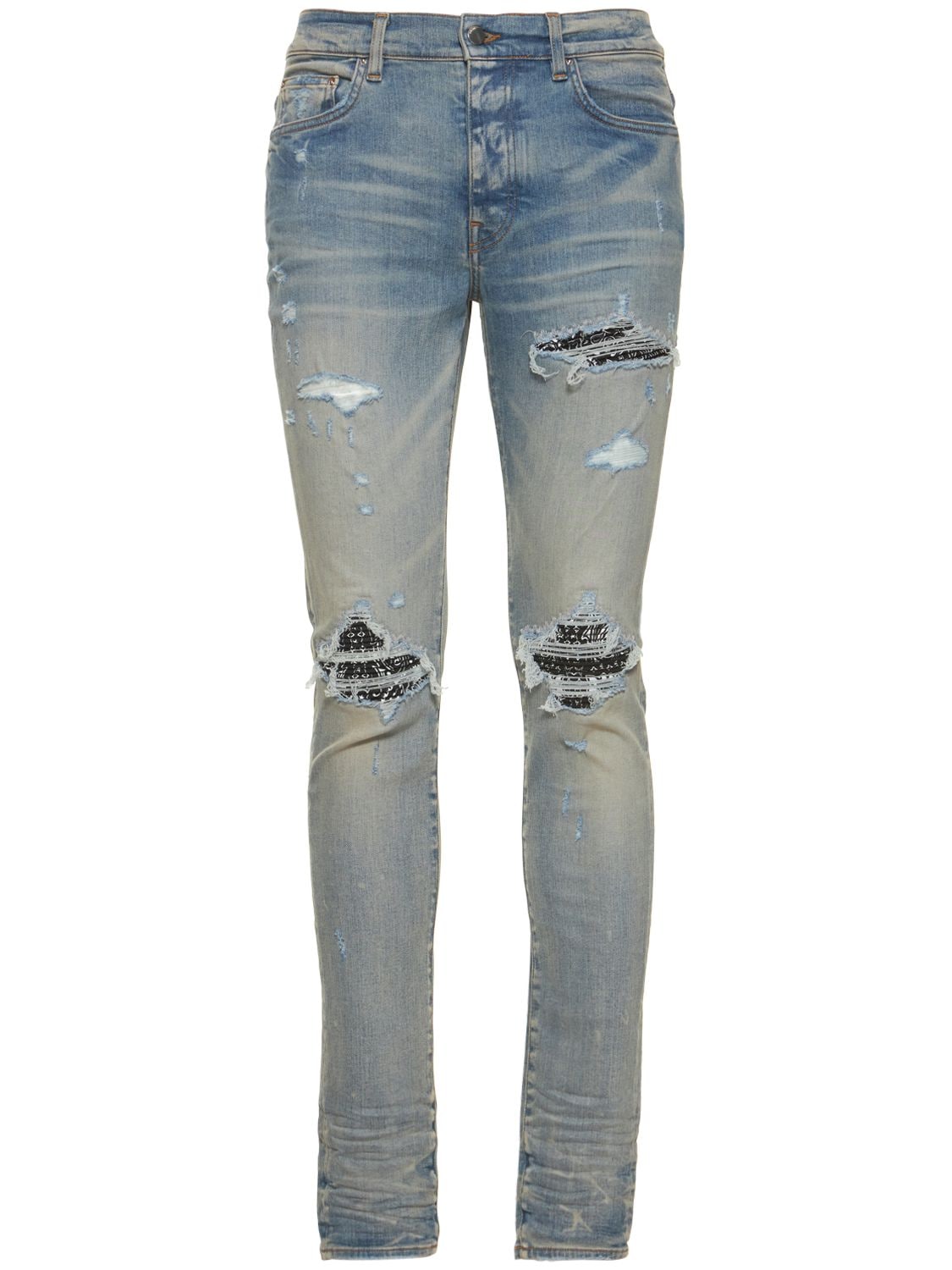Hombre Jeans Mx1 De Denim Con Insertos Bandana 15cm 29 - AMIRI - Modalova