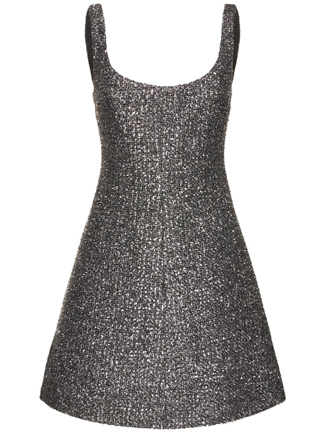 Talia Lurex Tweed Mini Dress - EMILIA WICKSTEAD - Modalova