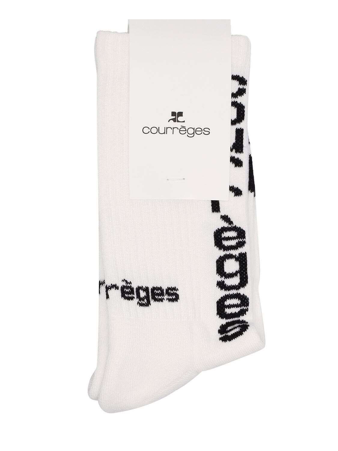 Logo Cotton Socks - COURREGES - Modalova