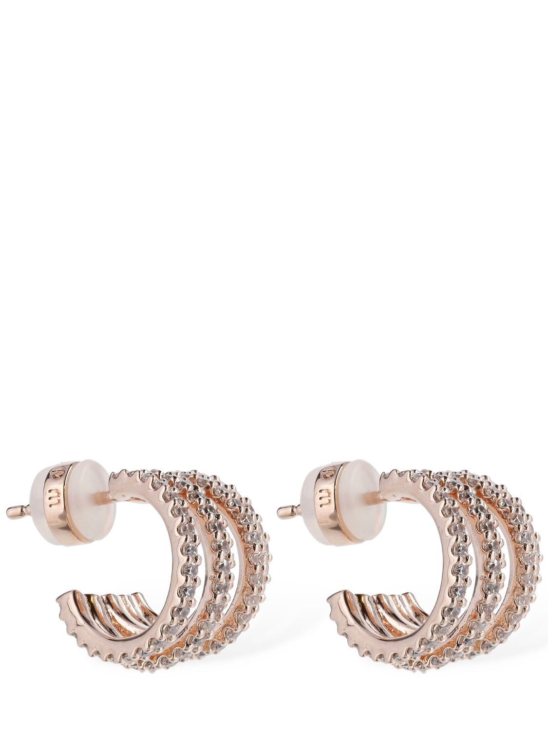 Five-hoop Crystal Earrings - APM MONACO - Modalova