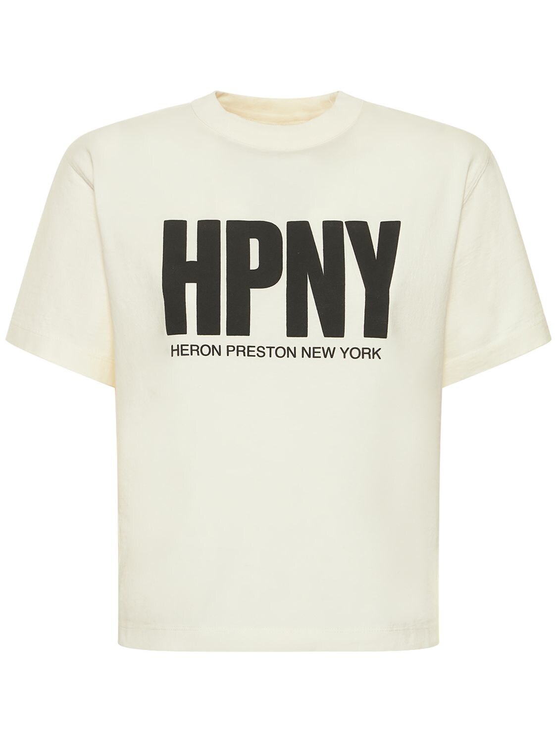 T-shirt Aus Baumwollmischjersey „hpny“ - HERON PRESTON - Modalova