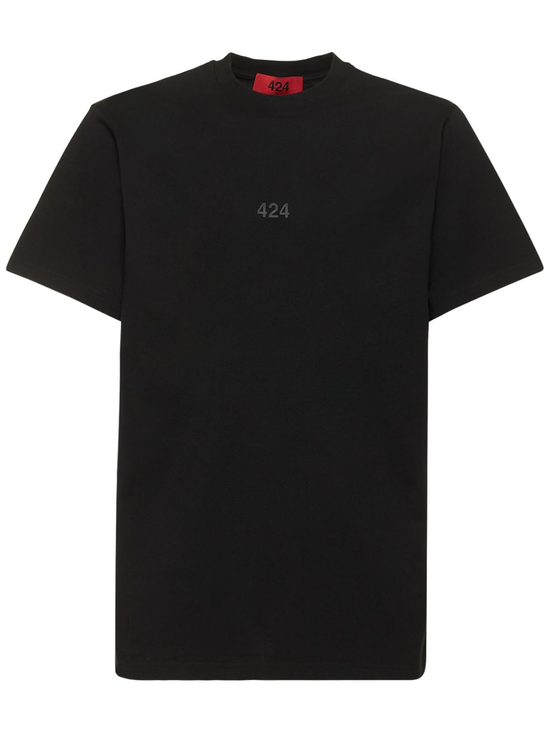 Logo Printed Cotton Jersey T-shirt - 424 - Modalova