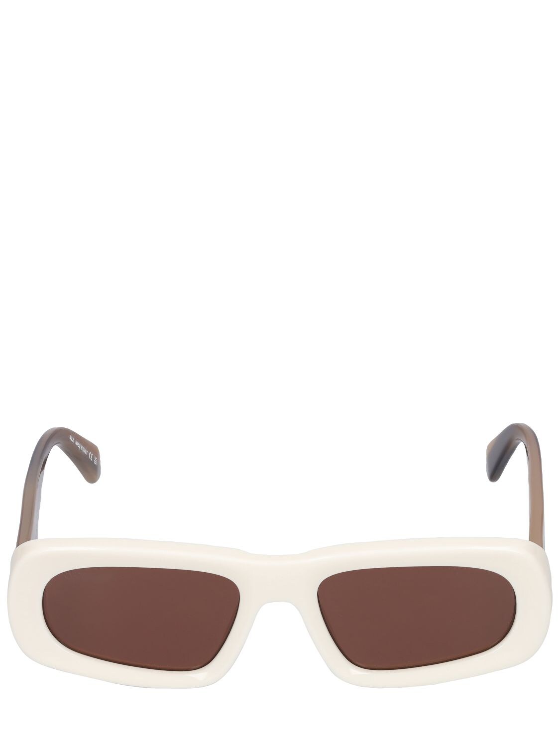 Austin Oval Acetate Sunglasses - OFF-WHITE - Modalova
