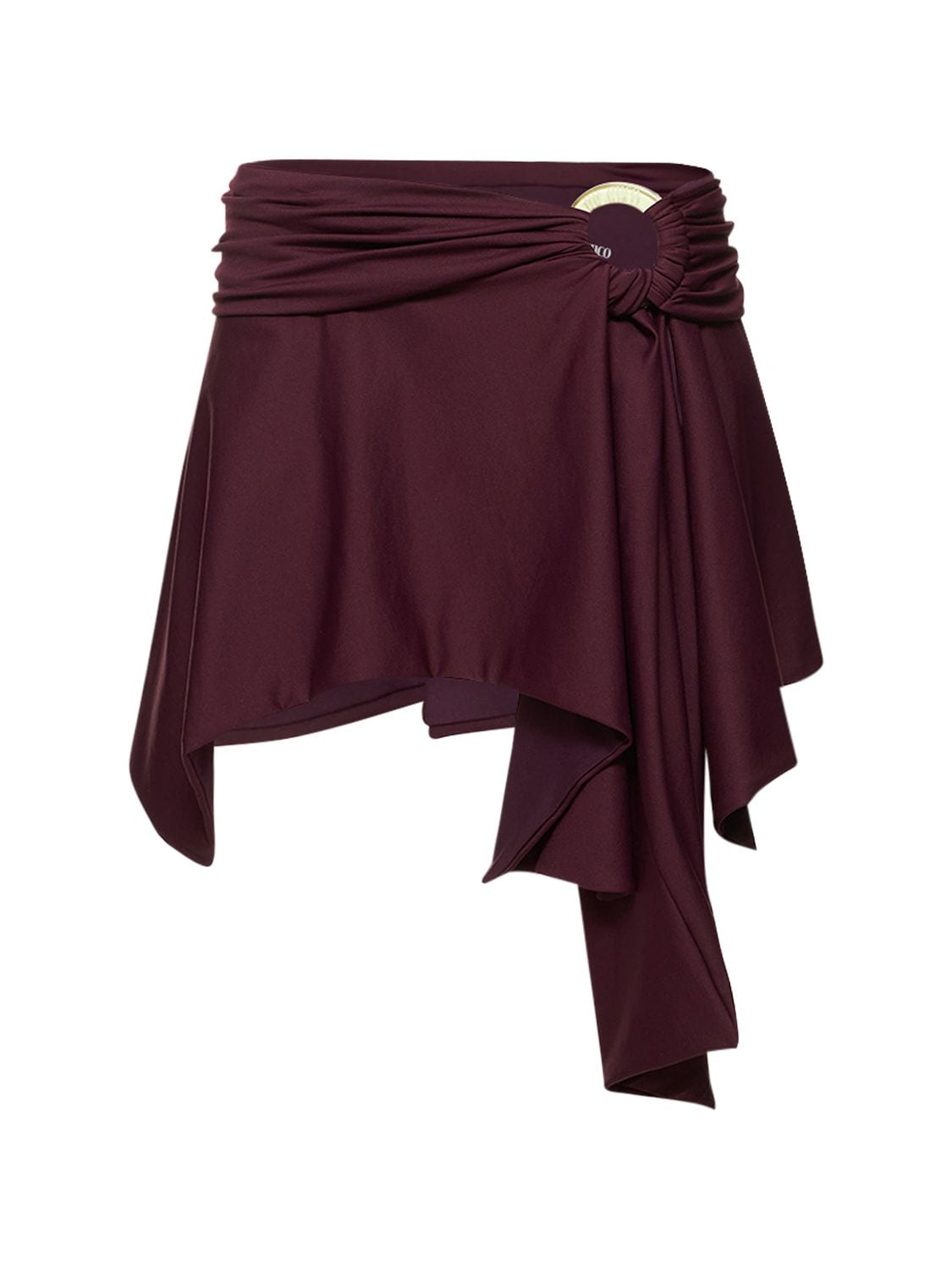 Jersey Mini Skirt W/ Ring - THE ATTICO - Modalova