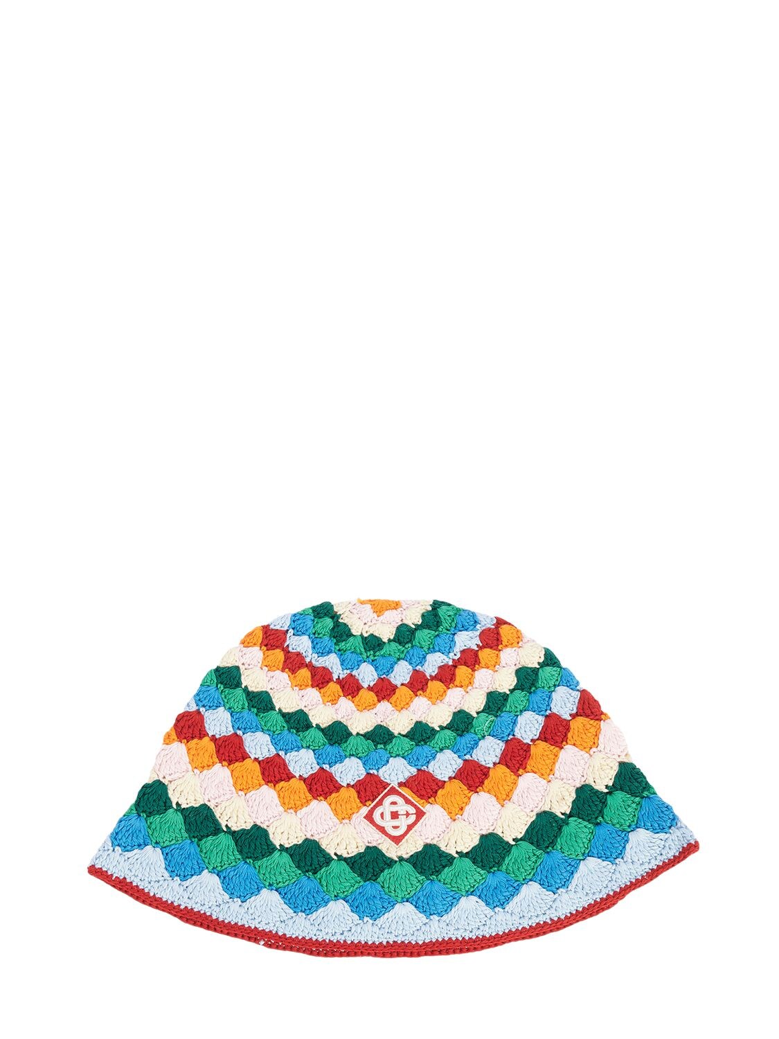 Mini Striped Logo Crochet Hat - CASABLANCA - Modalova