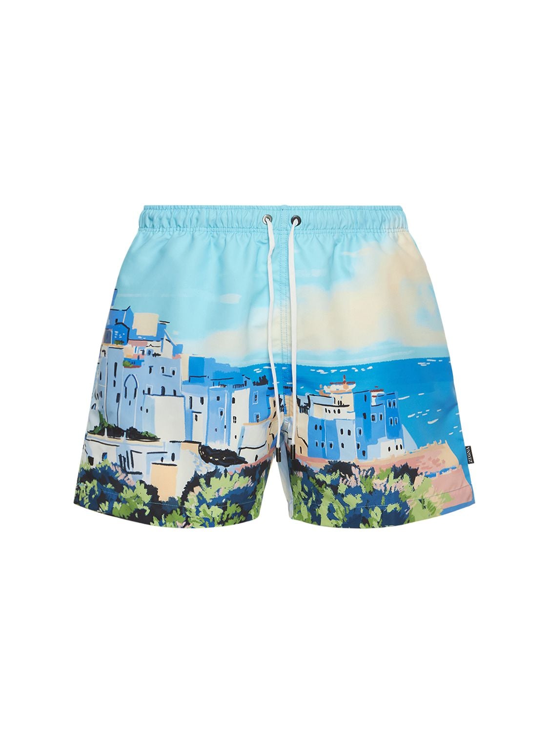 Printed Swim Shorts - ZEGNA - Modalova