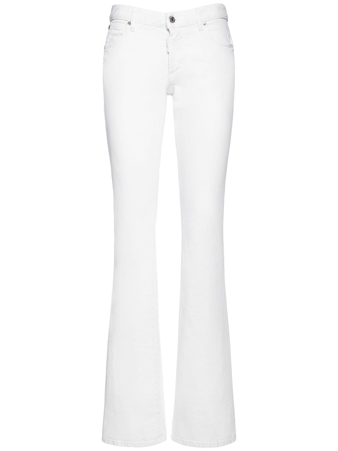 Medium Waist Flare Denim Jeans - DSQUARED2 - Modalova