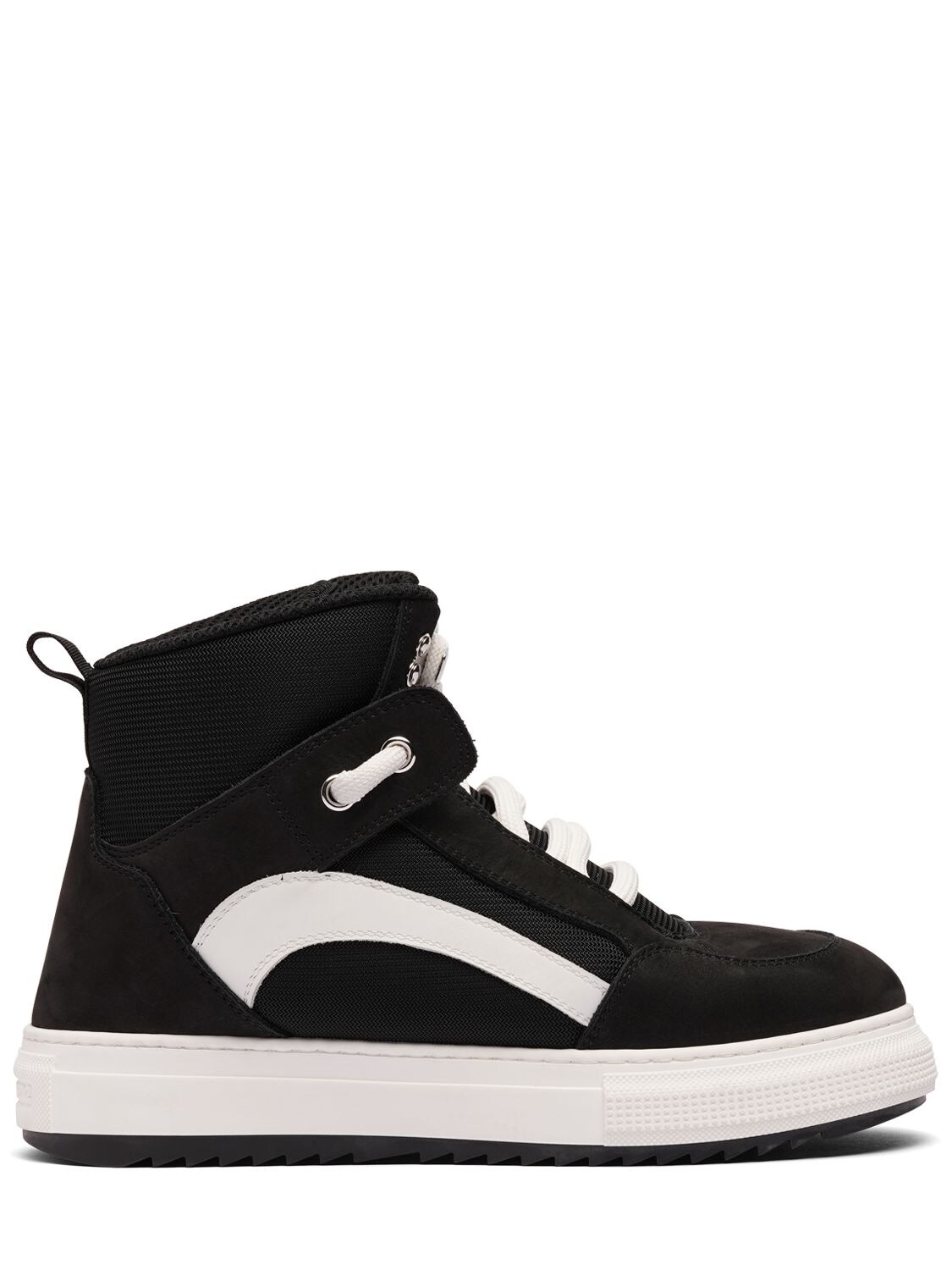 Mm Canadian Leather & Mesh Sneakers - DSQUARED2 - Modalova