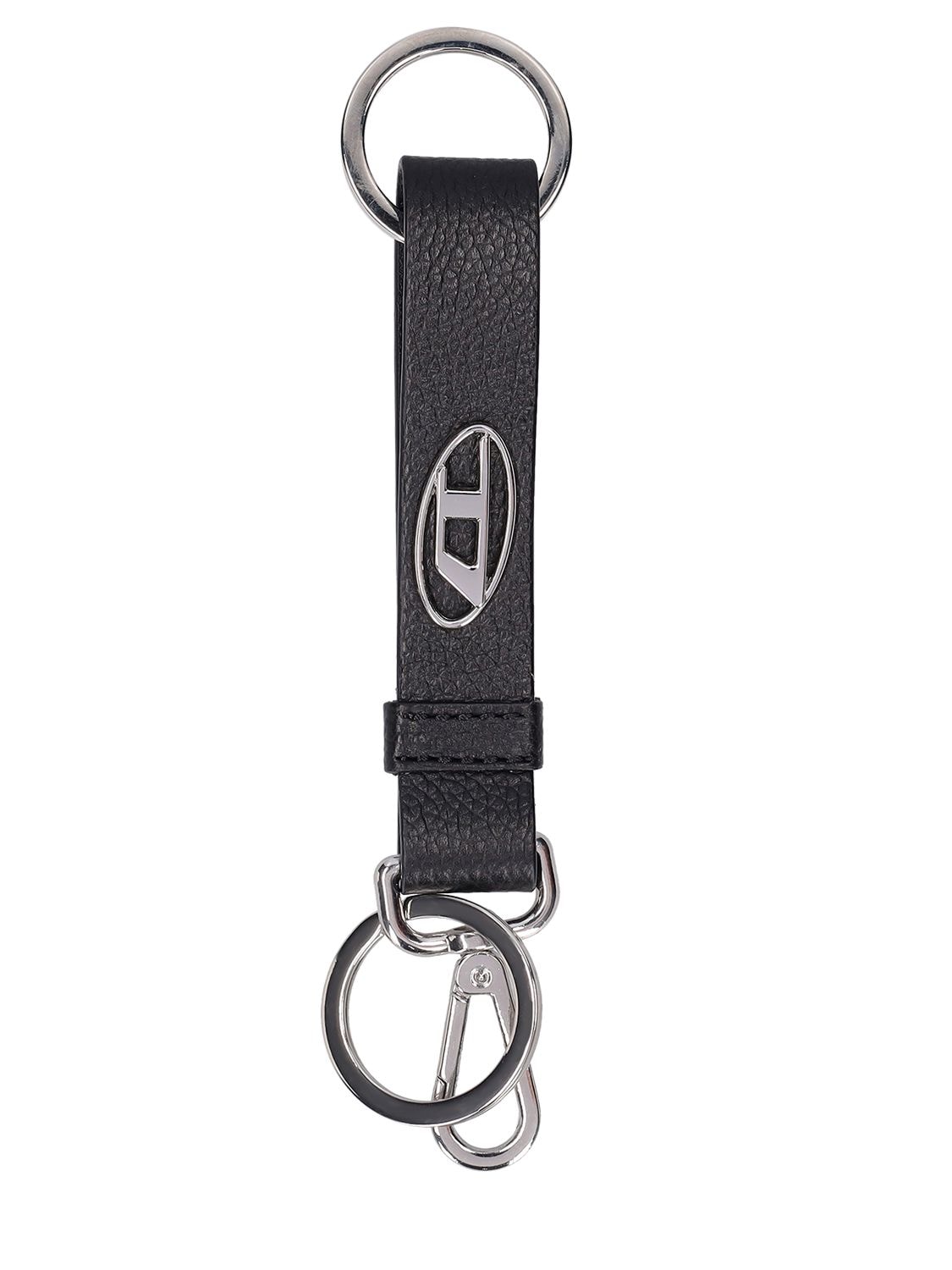 D Logo Leather Key Holder - DIESEL - Modalova