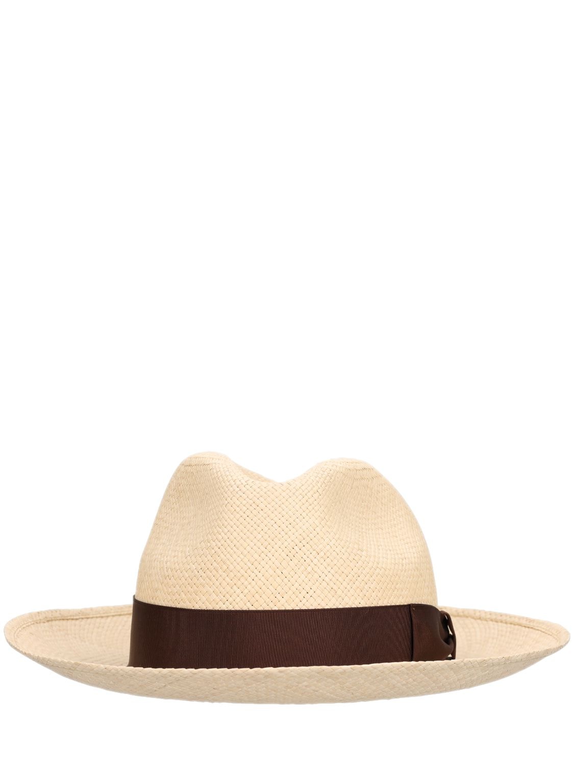 Amedeo 7.5cm Brim Straw Panama Hat - BORSALINO - Modalova