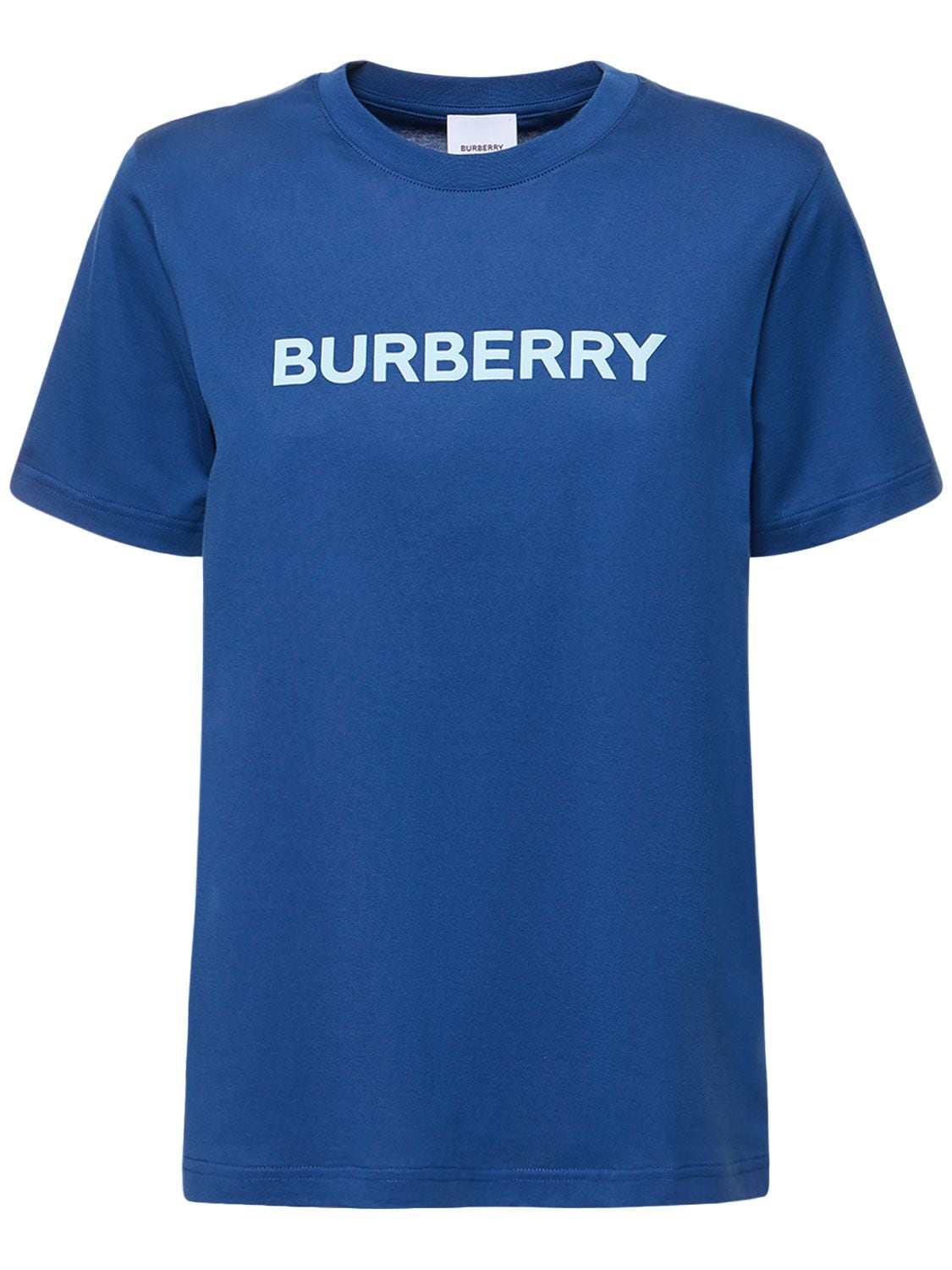 T-shirt Margot In Jersey Di Cotone Con Logo - BURBERRY - Modalova