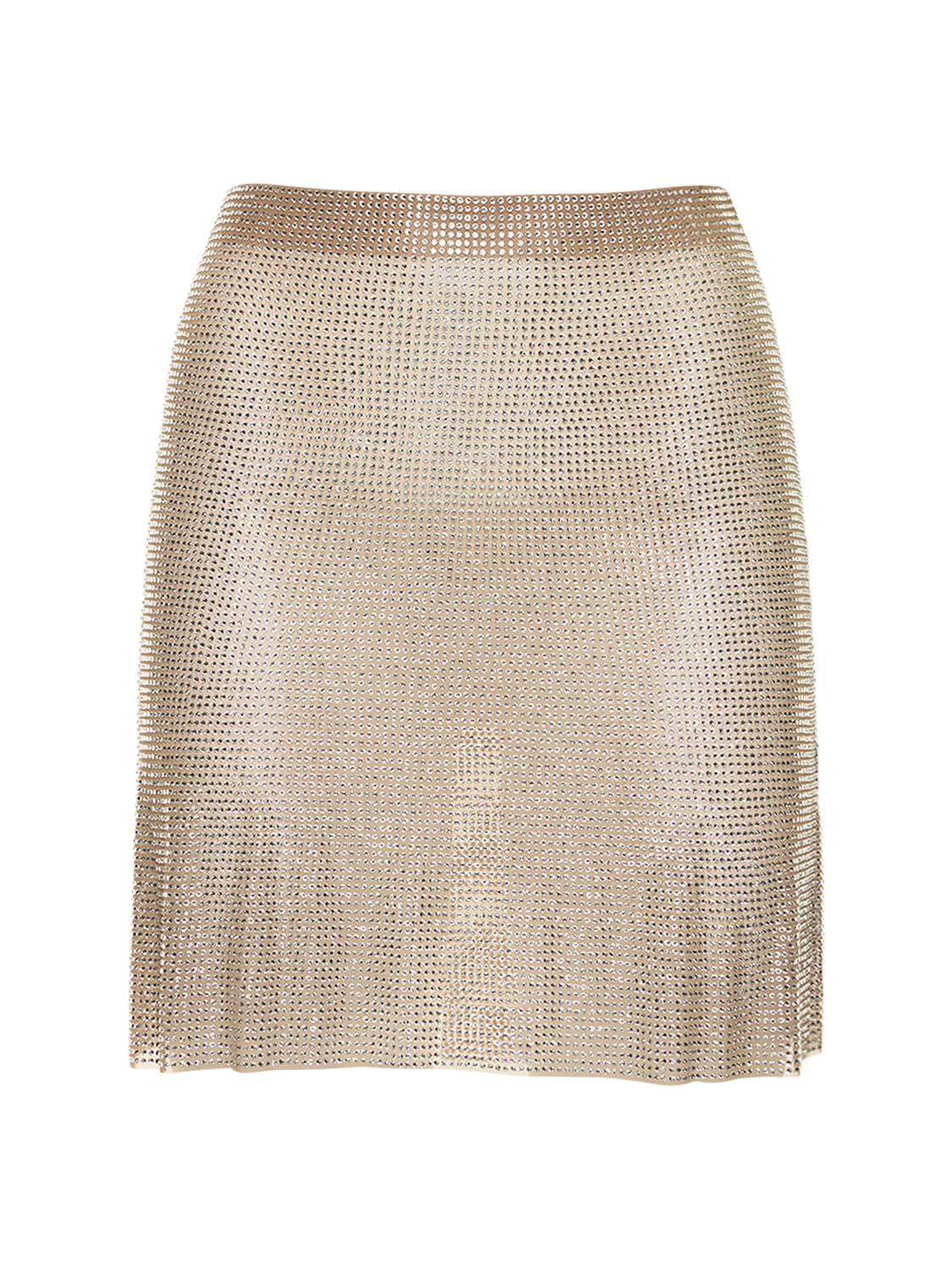 Embellished Net Mini Skirt - GIUSEPPE DI MORABITO - Modalova