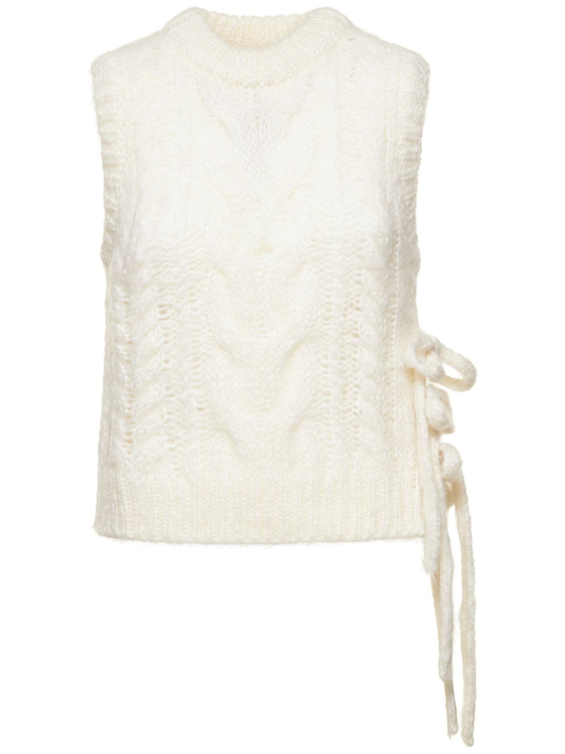 Isa Mohair Blend Sweater Vest W/ Bows - CECILIE BAHNSEN - Modalova