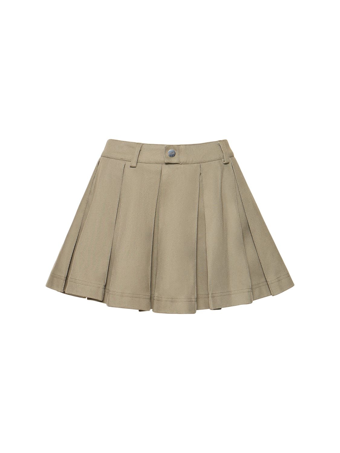 Simi Pleated Cotton Mini Skirt - CANNARI CONCEPT - Modalova