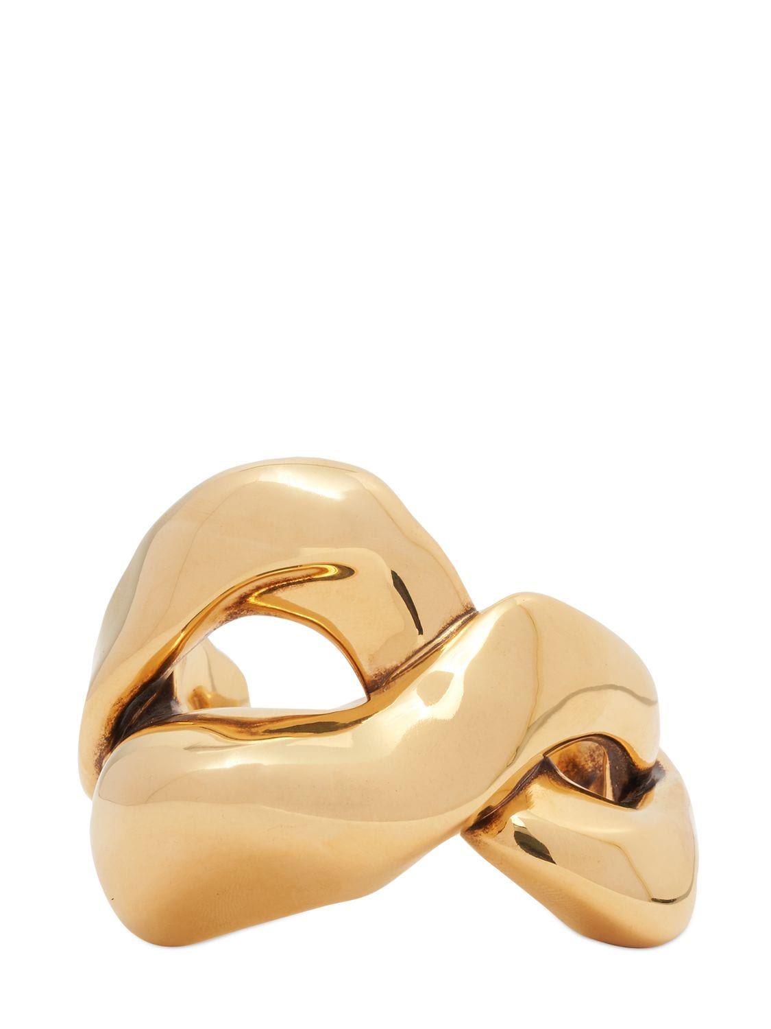 Twisted Brass Cuff Bracelet - ALEXANDER MCQUEEN - Modalova