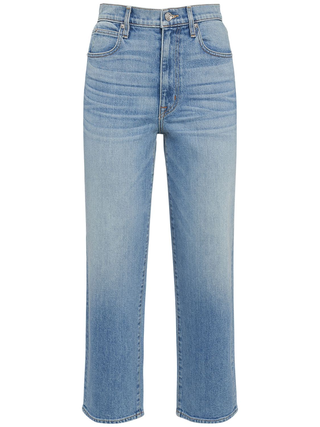 Jeans Cropped London In Denim Di Cotone - SLVRLAKE - Modalova