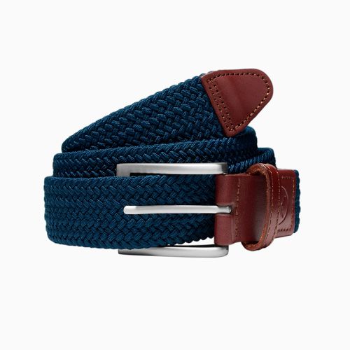 Braided Weave Men's Golf Belt, Dark Blue, size Large - PUMA - Modalova