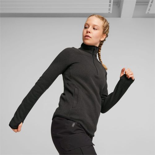 Seasons Women's Running Fleece Jacket, Dark Grey Heather, size Large - PUMA - Modalova