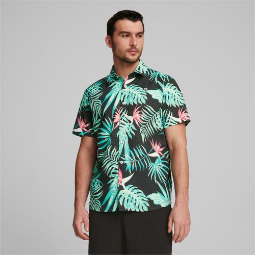 X Palm Tree Crew Paradise Button-Down Golfhemd, , Größe: 3XL, Kleidung - PUMA - Modalova