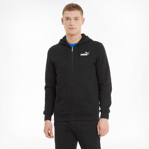 Sudadera con capucha y cremallera completa Essentials Big Logo Hombre PUMA  Negro