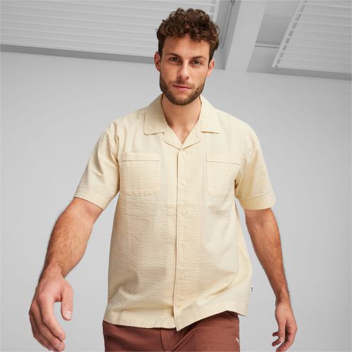 MMQ Seersucker Shirt, , size Large - PUMA - Modalova