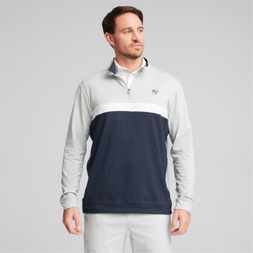 Pure Colourblock Golfshirt mit viertellangem Reißverschluss Herren, /, Größe: 3XL - PUMA - Modalova