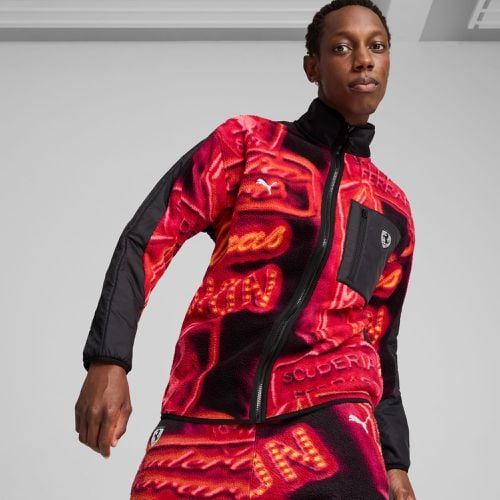 Scuderia Ferrari Race Neon Energy Fleecejacke Herren, , Größe: L - PUMA - Modalova